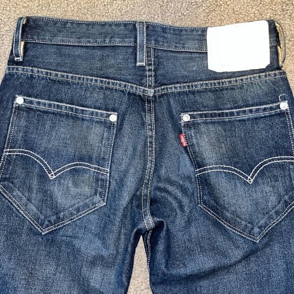 Levi's 511 Rare White Label Denim Jeans Men's Size 38 Altered Hem Silver Rivets - Picture 8 of 12